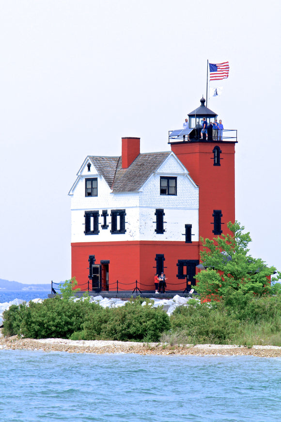 Lighthouse at Mackinac Island, Michigan