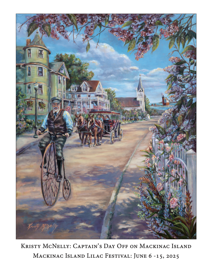 2025 Lilac Poster - Captain's Day Off by Kelly McNelly – Island