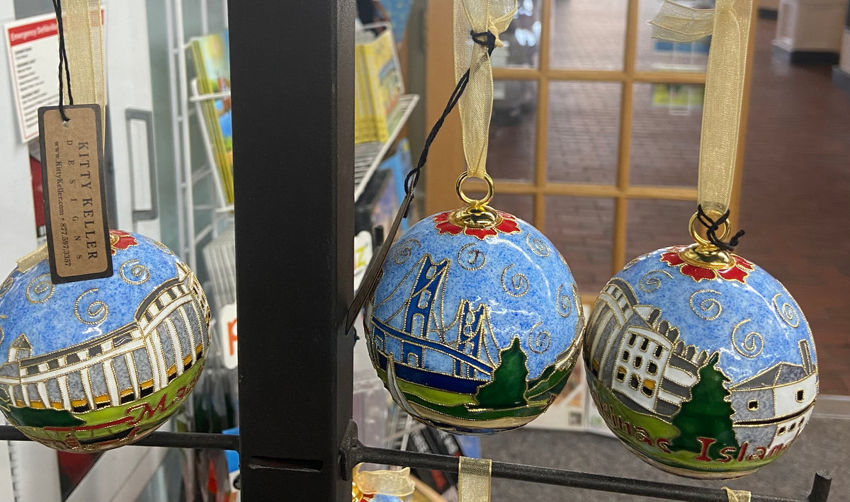 Cloisonné Christmas Ornament - EXCLUSIVE – Island Bookstore