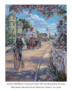 2025 Lilac Poster - Captain's Day Off by Kelly McNelly
